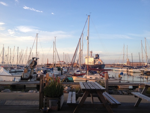 View from Boat House Cafe @ Gosport Marina